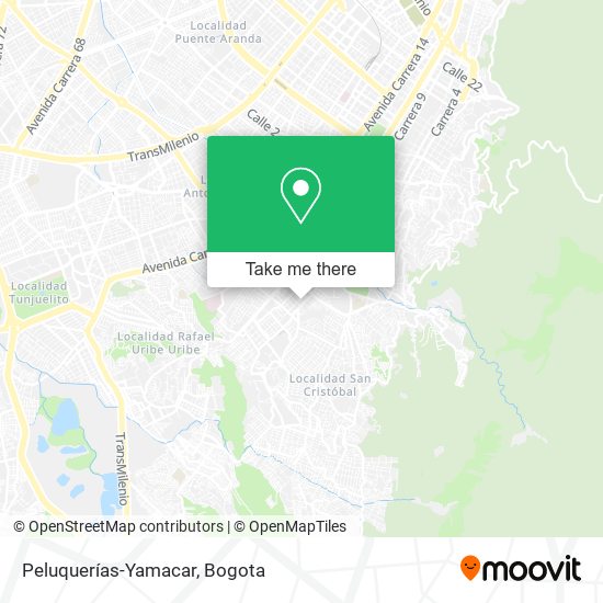 Peluquerías-Yamacar map
