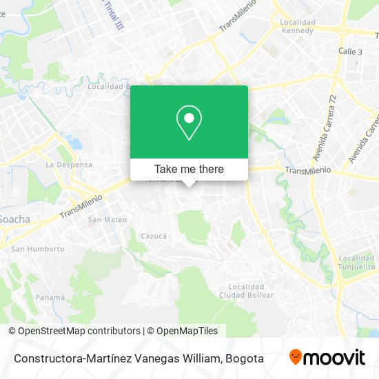 Constructora-Martínez Vanegas William map