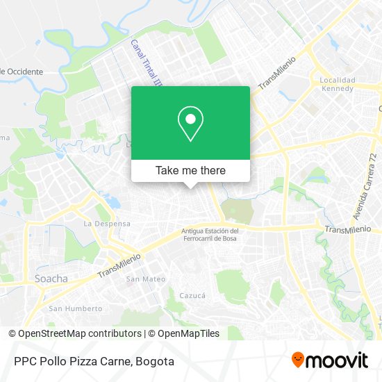 Mapa de PPC Pollo Pizza Carne