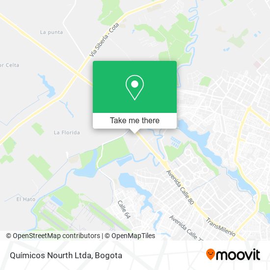 Mapa de Químicos Nourth Ltda