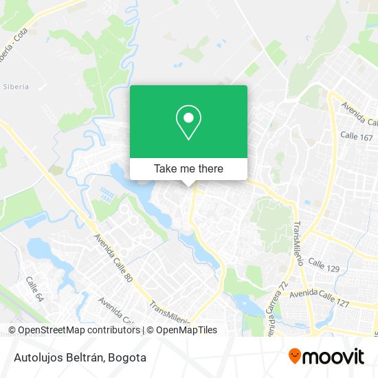 Mapa de Autolujos Beltrán