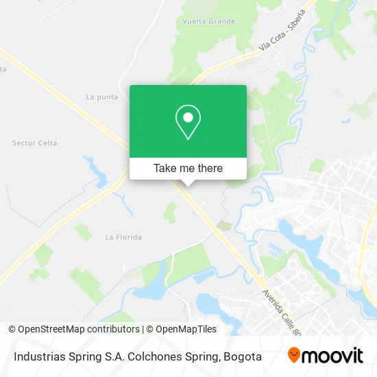 Industrias Spring S.A. Colchones Spring map