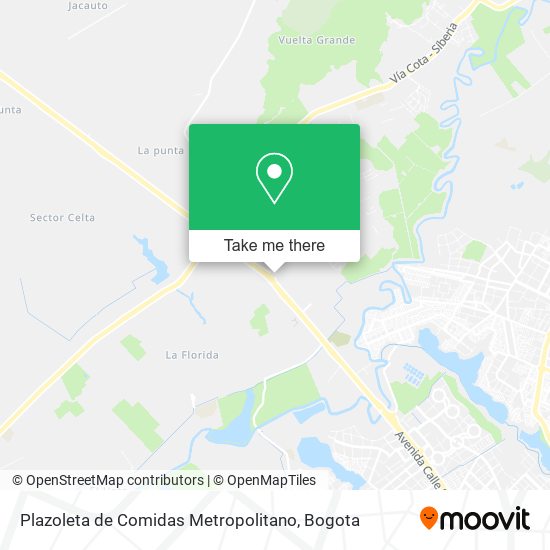 Plazoleta de Comidas Metropolitano map