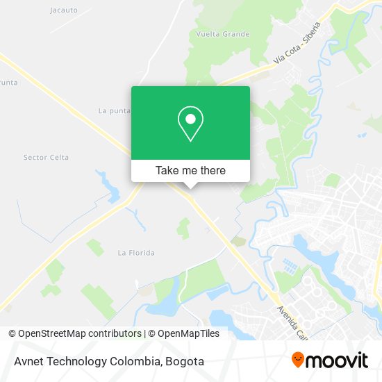 Avnet Technology Colombia map