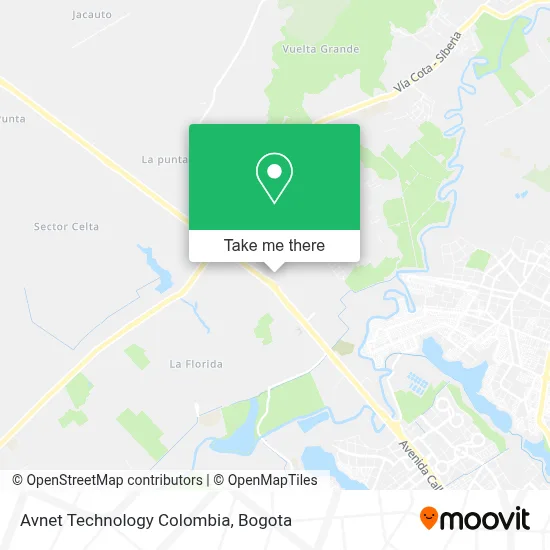 Avnet Technology Colombia map