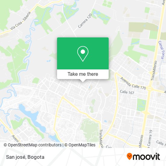 San josé map