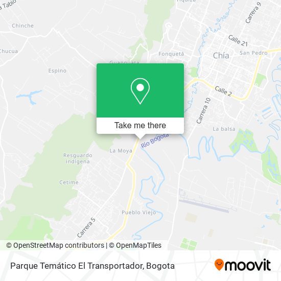 Parque Temático El Transportador map