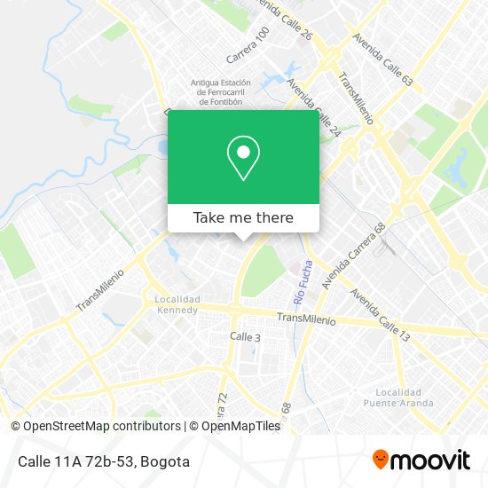 Mapa de Calle 11A 72b-53