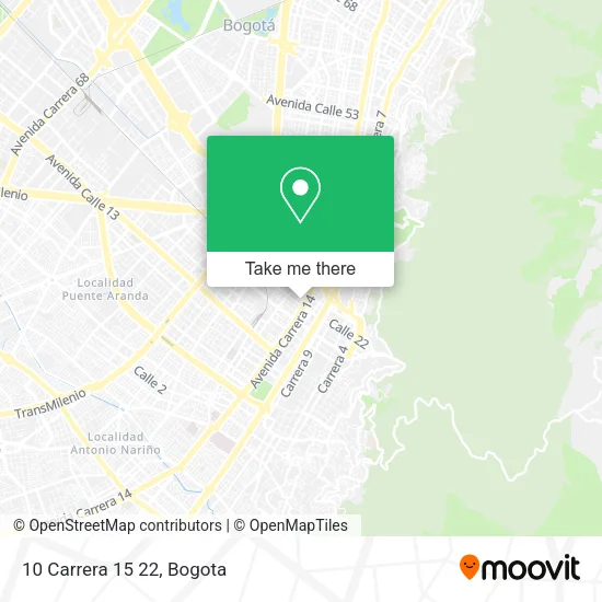 10 Carrera 15 22 map