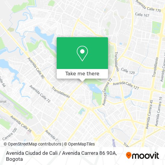 Avenida Ciudad de Cali / Avenida Carrera 86 90A map