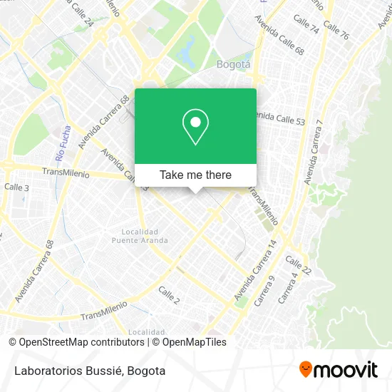 Mapa de Laboratorios Bussié