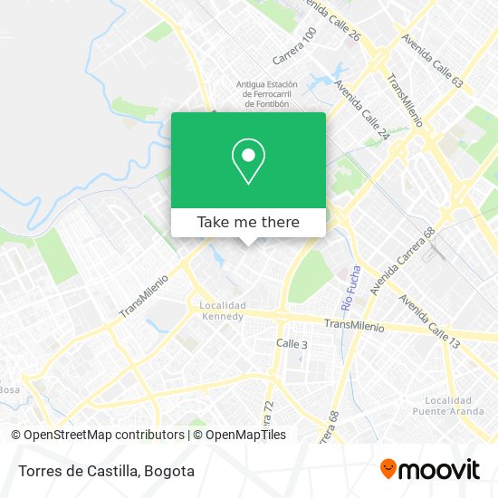 Torres de Castilla map