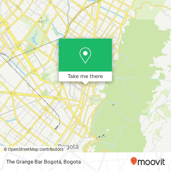 The Grange Bar Bogotá map