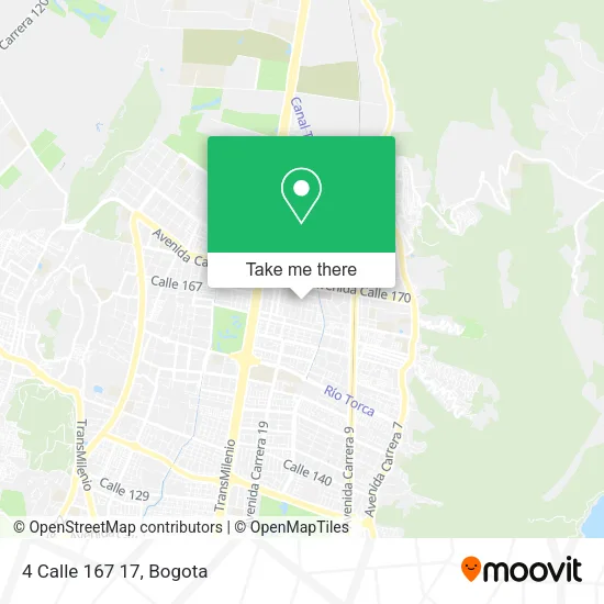 4 Calle 167 17 map