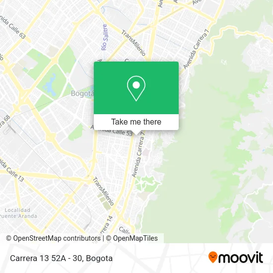 Carrera 13 52A - 30 map