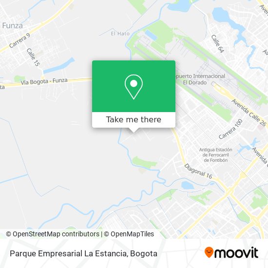 Parque Empresarial La Estancia map