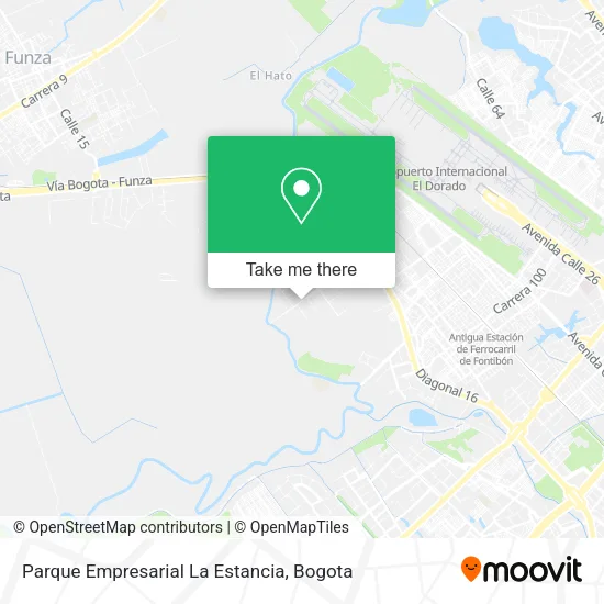 Mapa de Parque Empresarial La Estancia