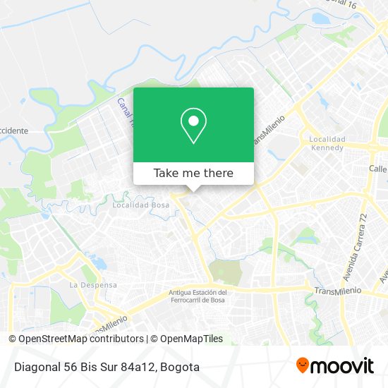 Diagonal 56 Bis Sur 84a12 map