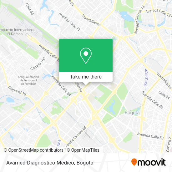 Mapa de Avamed-Diagnóstico Médico