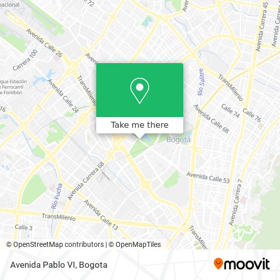 Avenida Pablo VI map
