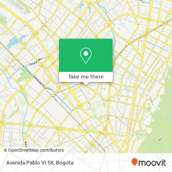 Avenida Pablo VI 58 map