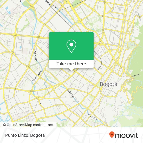 Punto Linzo map