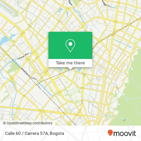 Calle 60 / Carrera 57A map