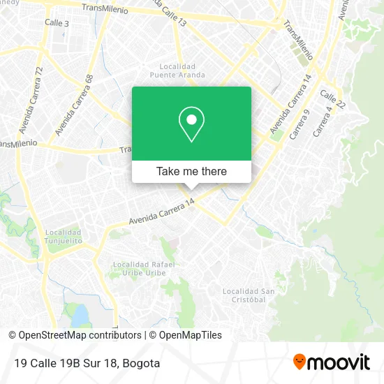 19 Calle 19B Sur 18 map