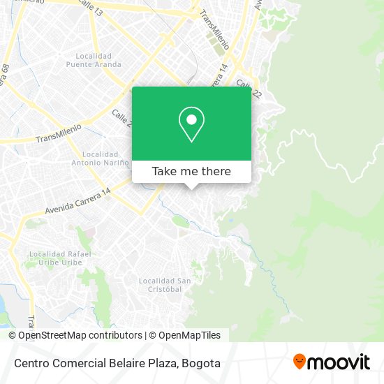 Centro Comercial Belaire Plaza map