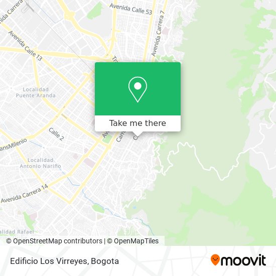 Edificio Los Virreyes map