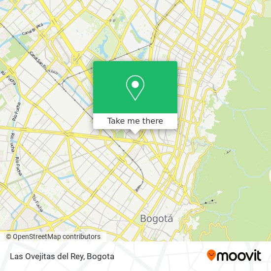 Las Ovejitas del Rey map