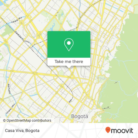 Casa Viva map