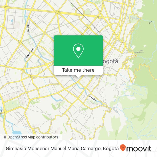 Gimnasio Monseñor Manuel María Camargo map