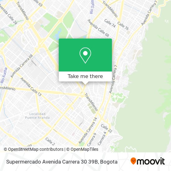 Supermercado Avenida Carrera 30 39B map