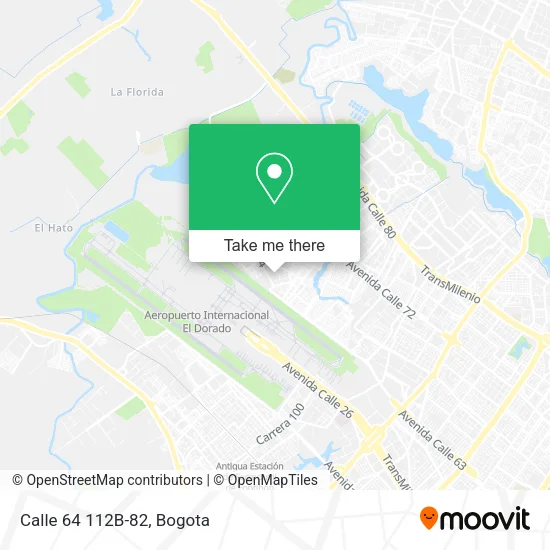 Mapa de Calle 64 112B-82