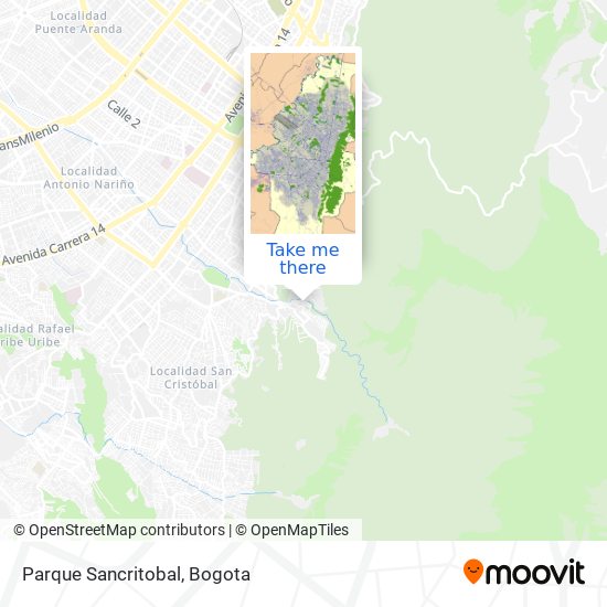 Parque Sancritobal map