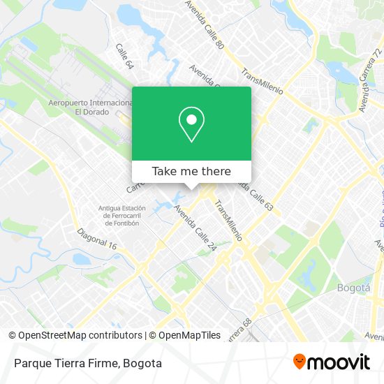 Mapa de Parque Tierra Firme