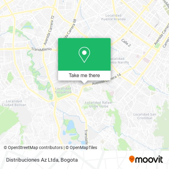 Mapa de Distribuciones Az Ltda