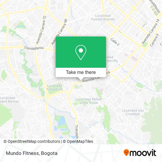 Mundo Fitness map