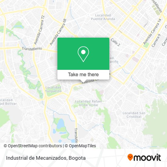 Mapa de Industrial de Mecanizados