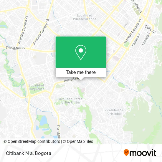 Citibank N a map