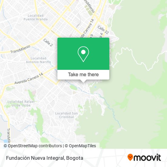 Fundación Nueva Integral map