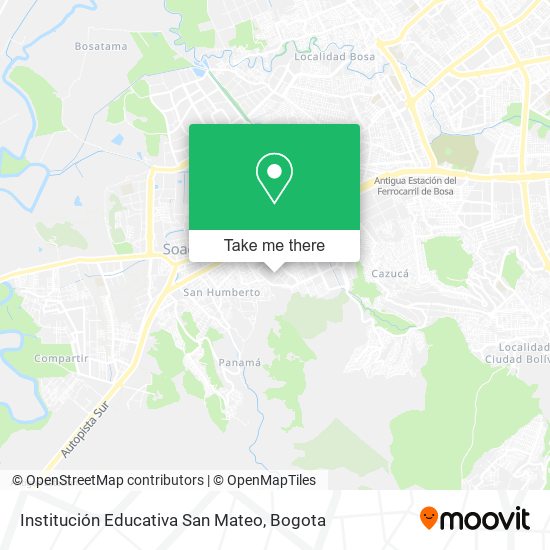Institución Educativa San Mateo map