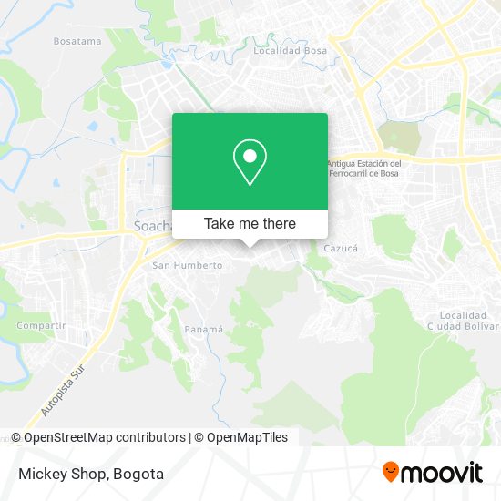Mickey Shop map