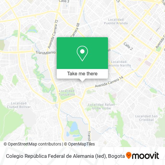Mapa de Colegio República Federal de Alemania (Ied)