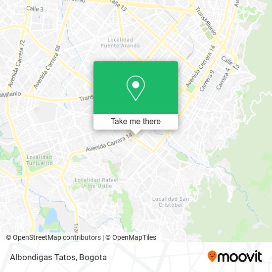 Albondigas Tatos map