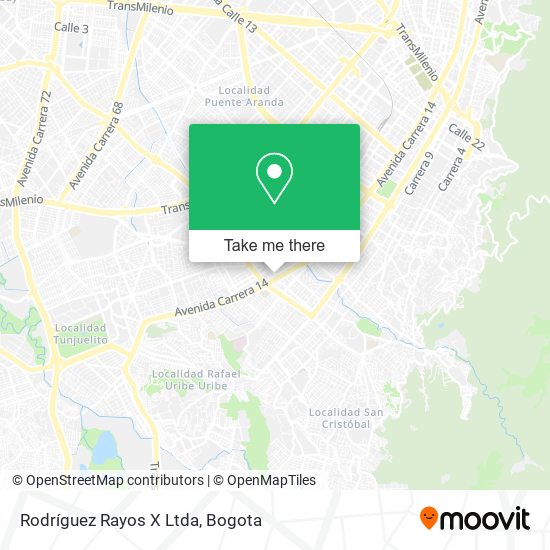 Rodríguez Rayos X Ltda map