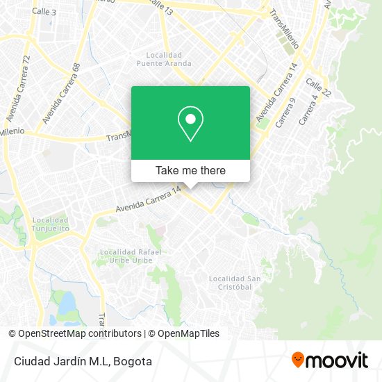 Mapa de Ciudad Jardín M.L