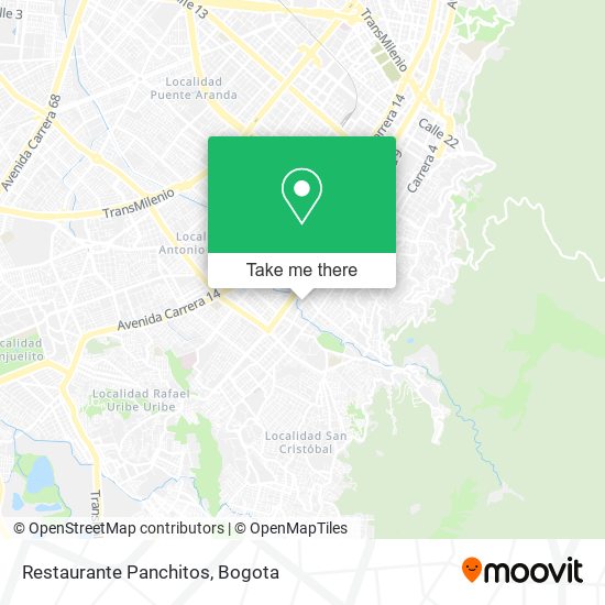 Restaurante Panchitos map