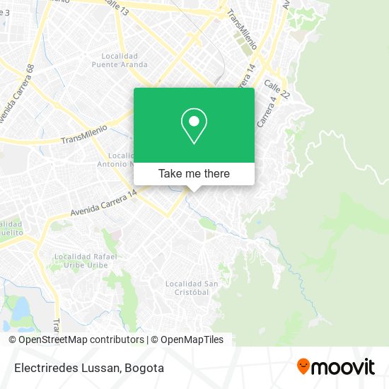 Mapa de Electriredes Lussan